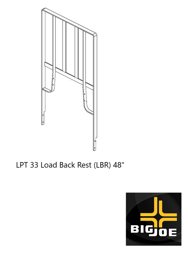 Load Backrest (LBR) 48" Tall for LPT33